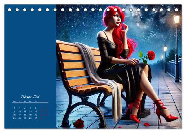 Produktbild: Stilvoll - Das kleine Schwarze (Tischkalender 2026 DIN A5 quer), CALVENDO Monatskalender