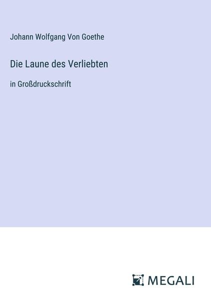 Produktbild: Die Laune des Verliebten