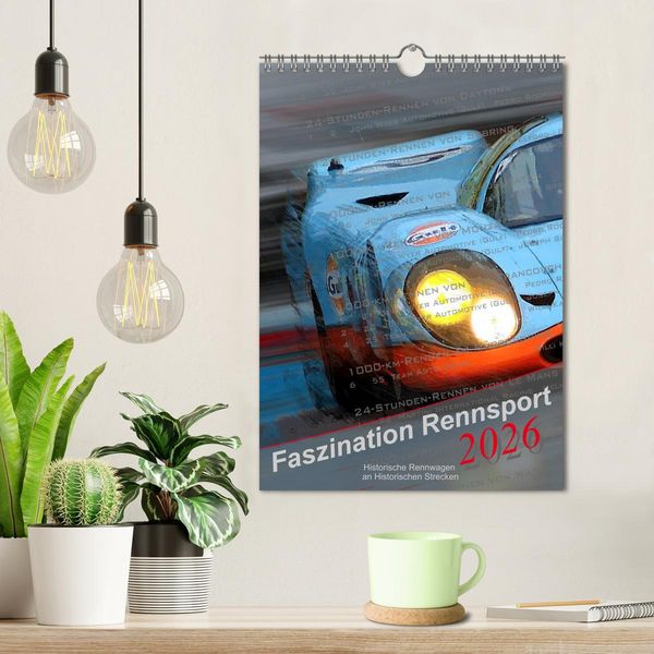 Produktbild: Faszination Rennsport (Wandkalender 2026 DIN A4 hoch), CALVENDO Monatskalender