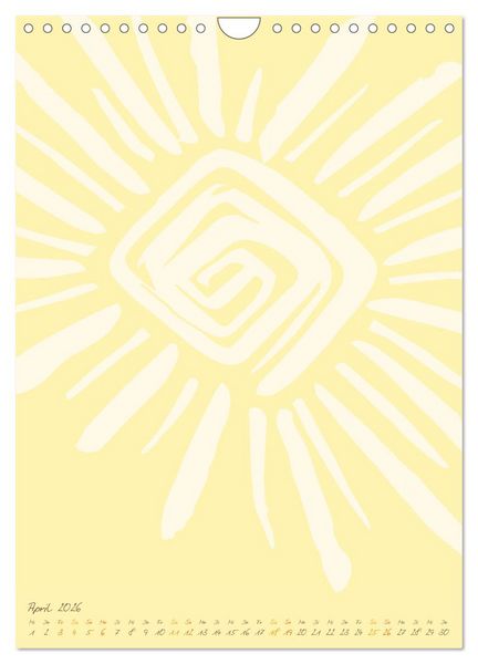 Produktbild: FOTOS & BASTELN - Always the Sun (Wandkalender 2026 DIN A4 hoch), CALVENDO Monatskalender