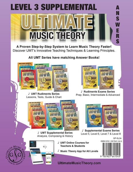 Produktbild: LEVEL 3 Supplemental Answer Book - Ultimate Music Theory