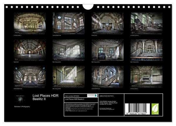 Produktbild: Lost Places HDR Beelitz II (Wall Calendar 2026 DIN A4 landscape), CALVENDO 12 Month Wall Calendar