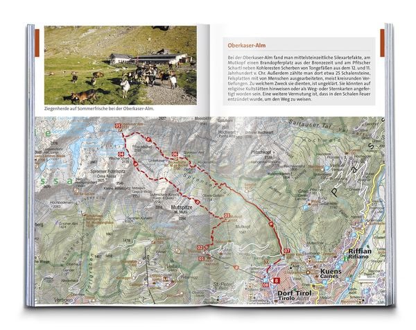 Produktbild: KOMPASS Wanderf&uuml;hrer S&uuml;dtiroler H&uuml;ttenwanderungen, 36 Touren mit Extra-Tourenkarte