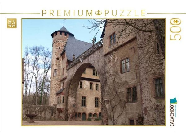 CALVENDO Puzzle Schloss Fürstenau (Michelstadt / Steinbach) | 500 Teile Lege-Größe 48 × 36 cm Foto-Puzzle für Erwachsene