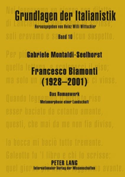 Produktbild: Francesco Biamonti (1928-2001)