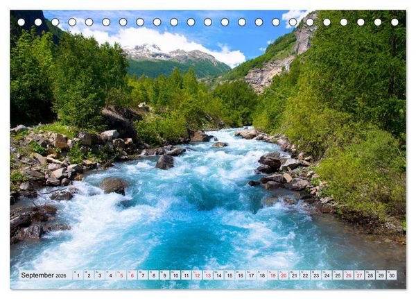 Produktbild: Hautes Alpes de Provence (Tischkalender 2026 DIN A5 quer), CALVENDO Monatskalender
