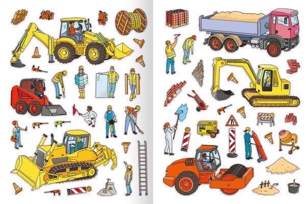 Produktbild: Erstes Stickern &ndash; Baustelle