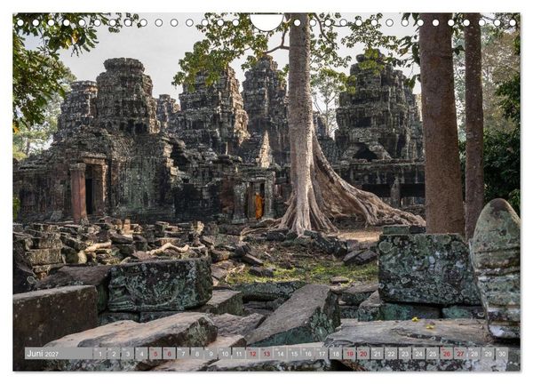 Produktbild: KAMBODSCHA - Im Reich der Khmer (Wandkalender 2027 DIN A4 quer), CALVENDO Monatskalender