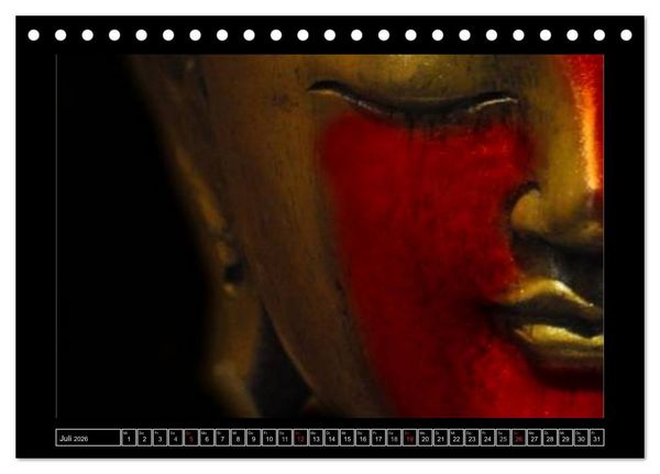 Produktbild: Buddha - Harmonie und Entspannung (Tischkalender 2026 DIN A5 quer), CALVENDO Monatskalender