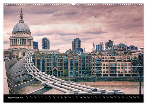 Produktbild: Weltmetropole London (Wandkalender 2026 DIN A2 quer), CALVENDO Monatskalender
