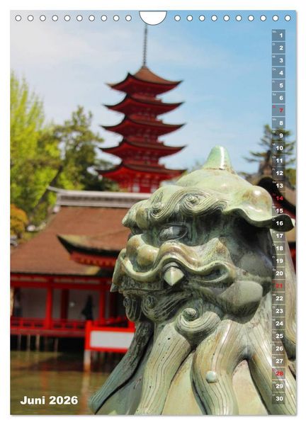 Produktbild: Faszinierendes Japan 2026 (Wandkalender 2026 DIN A4 hoch), CALVENDO Monatskalender