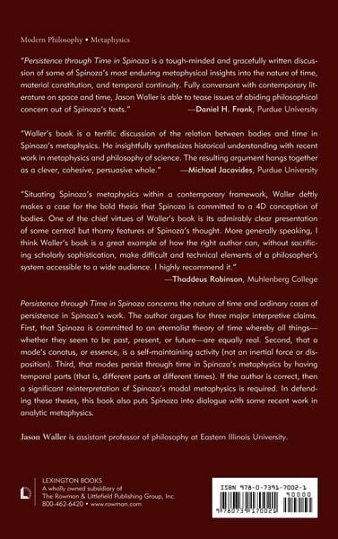 Produktbild: Persistence through Time in Spinoza