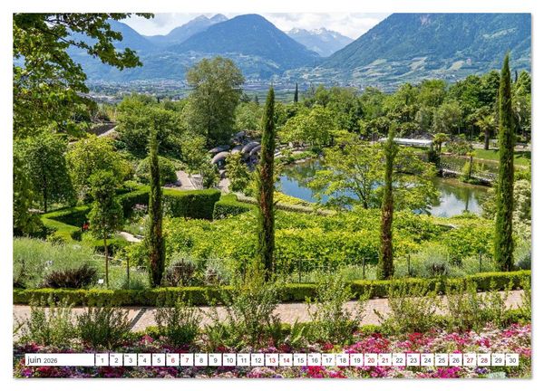 Produktbild: Sites incontournables au Tyrol du Sud (Calendrier mural 2026 DIN A3 vertical), CALVENDO calendrier mensuel