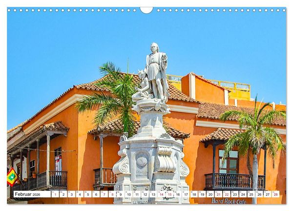 Produktbild: Traumziele Mittelamerikas - Costa Rica, Panama und Kolumbien (Wandkalender 2026 DIN A3 quer), CALVENDO Monatskalender