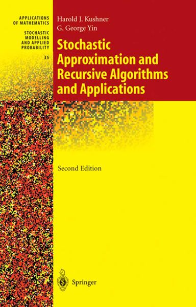 Produktbild: Stochastic Approximation and Recursive Algorithms and Applications