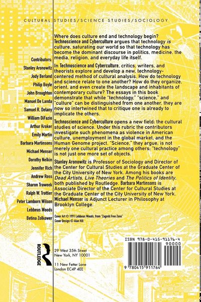Produktbild: Technoscience and Cyberculture