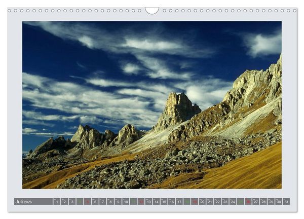 Produktbild: Wunder aus Fels - Die Dolomiten II (Wandkalender 2026 DIN A3 quer), CALVENDO Monatskalender
