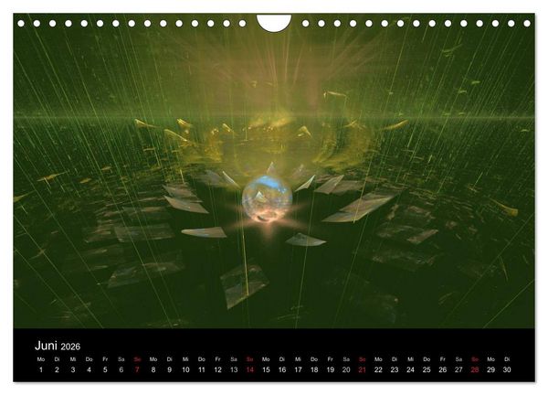 Produktbild: unbekannte Welten (Wandkalender 2026 DIN A4 quer), CALVENDO Monatskalender