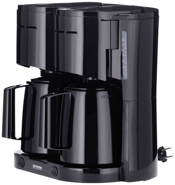 Produktbild: Severin KA 9315 Kaffeemaschine Schwarz Fassungsverm&ouml;gen Tassen=16 Isolierkanne