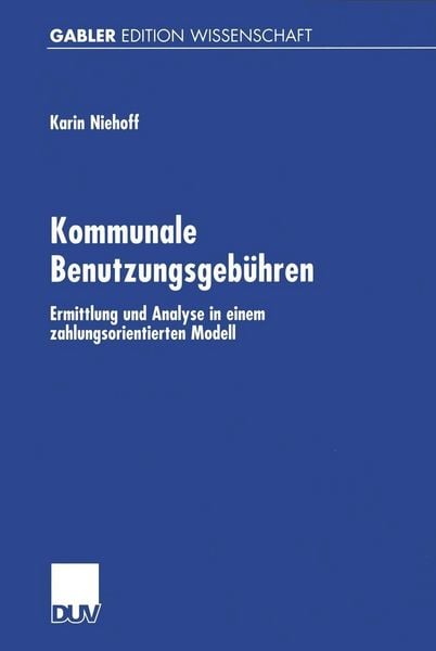 Produktbild: Kommunale Benutzungsgeb&uuml;hren