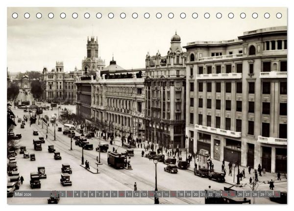 Produktbild: Erinnerungen an das alte Madrid (Tischkalender 2026 DIN A5 quer), CALVENDO Monatskalender