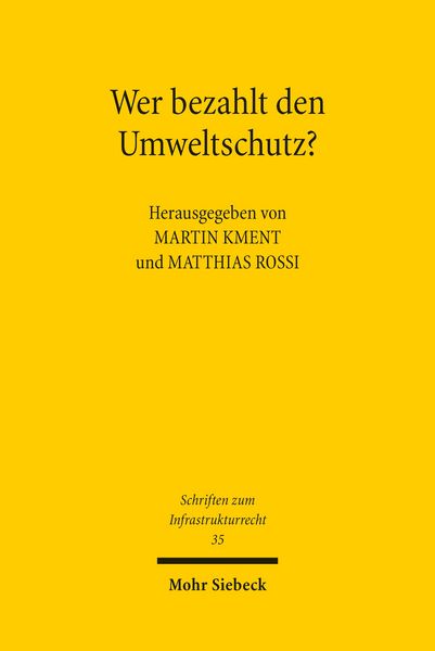 Produktbild: Wer bezahlt den Umweltschutz?