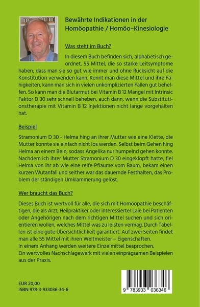 Produktbild: Bew&auml;hrte Indikationen in der Hom&ouml;opathie und in der Hom&ouml;o &ndash; Kinesiologie