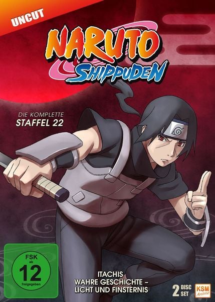 Produktbild: Naruto Shippuden - Staffel 22: Itachis wahre Geschichte - Licht und Finsternis (Folgen 671-678) [2 DVDs]