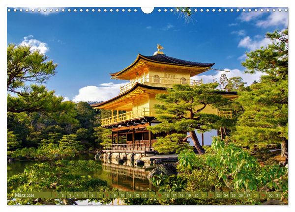 Produktbild: JAPAN - Im Land des L&auml;chelns (Wandkalender 2026 DIN A3 quer), CALVENDO Monatskalender