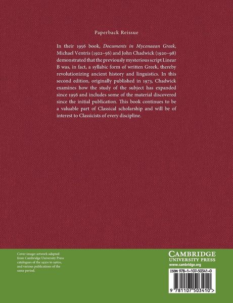 Produktbild: Documents in Mycenaean Greek