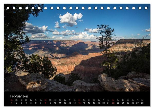 Produktbild: Faszination Grand Canyon / CH-Version (Tischkalender 2026 DIN A5 quer), CALVENDO Monatskalender