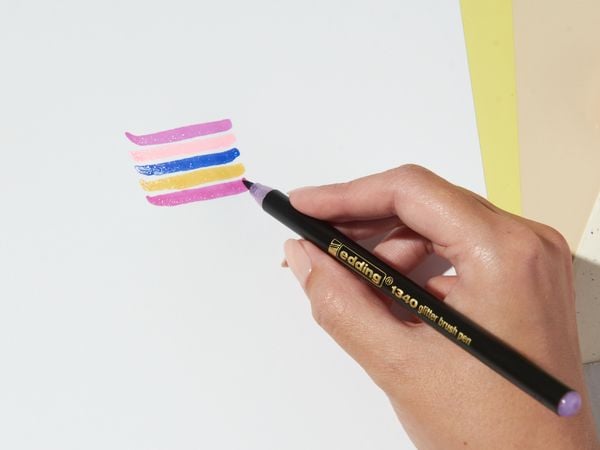 Produktbild: edding 1340 glitzer Pinselstift 10er Set