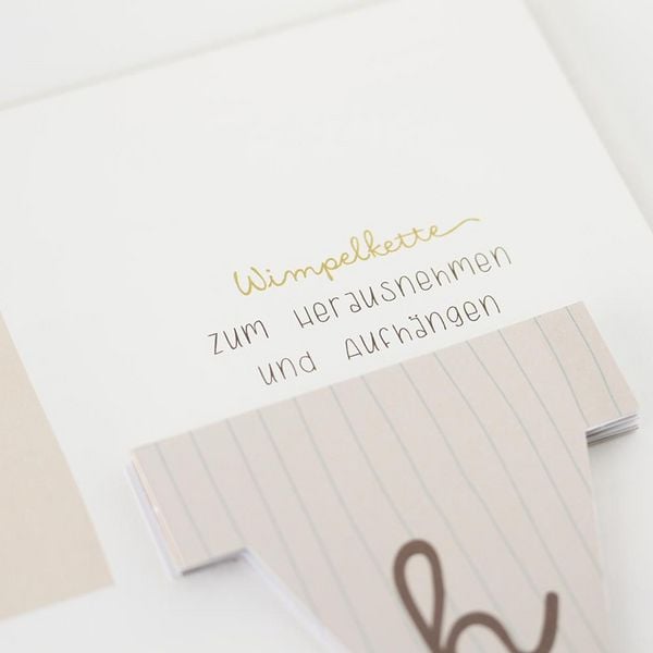 Produktbild: Baby-Album mit Stickerei Mein erstes Jahr