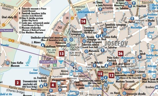 Produktbild: Prague, Prag, Borch Map
