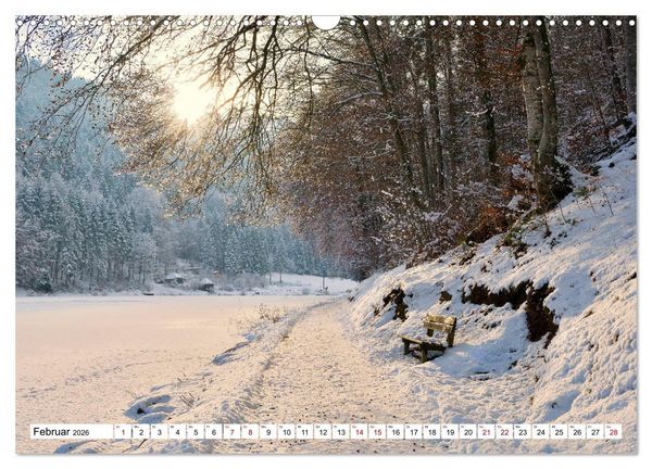 Produktbild: Rund um den Riessersee (Wandkalender 2026 DIN A3 quer), CALVENDO Monatskalender