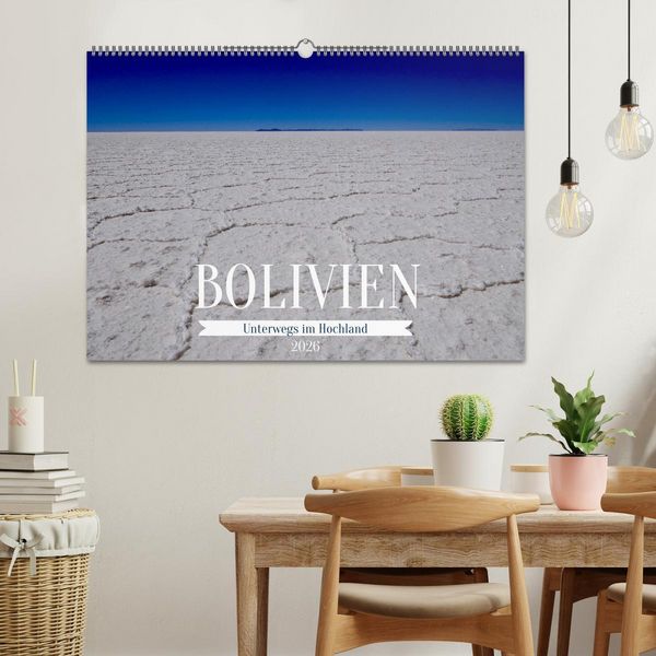Produktbild: Bolivien - Unterwegs im Hochland (Wandkalender 2026 DIN A2 quer), CALVENDO Monatskalender