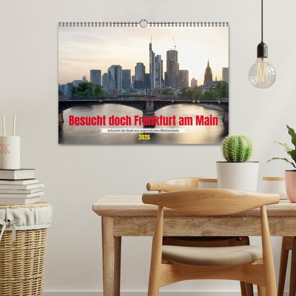 Produktbild: Besucht doch Frankfurt am Main (Wandkalender 2026 DIN A3 quer), CALVENDO Monatskalender