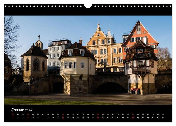 Produktbild: Esslingen am Neckar - Vom Mittelalter in die Moderne (Wandkalender 2026 DIN A3 quer), CALVENDO Monatskalender