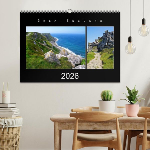 Produktbild: Great England 2026 (Wandkalender 2026 DIN A2 quer), CALVENDO Monatskalender