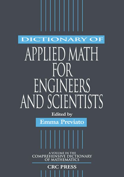 Produktbild: Dictionary of Applied Math for Engineers and Scientists