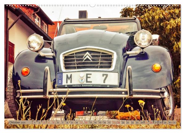 Produktbild: Die Legende - die Ente, Citro&euml;n 2CV (Wandkalender 2025 DIN A2 quer), CALVENDO Monatskalender
