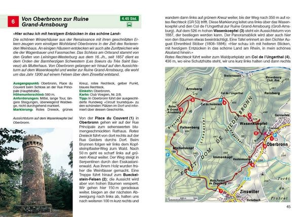 Produktbild: ROTHER Wanderf&uuml;hrer Elsass