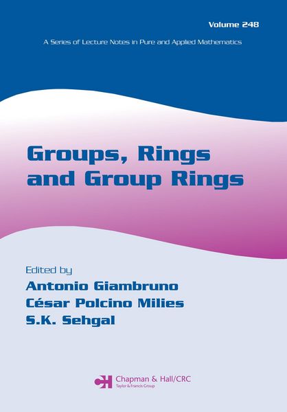 Produktbild: Groups, Rings and Group Rings