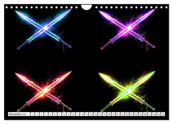Produktbild: Olympia neu gedacht - Sport als Pop-Art (Wandkalender 2027 DIN A4 quer), CALVENDO Monatskalender