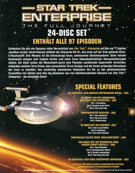 Produktbild: Star Trek - Enterprise/Season 1-4 [24 BRs]