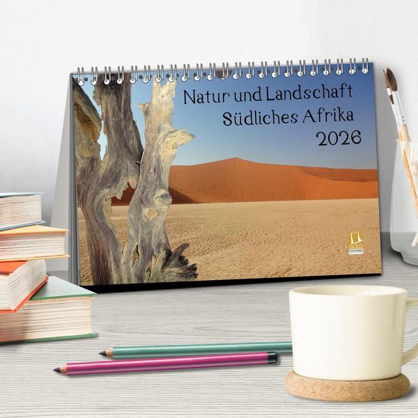 Produktbild: Natur und Landschaft. S&uuml;dliches Afrika 2026 (Tischkalender 2026 DIN A5 quer), CALVENDO Monatskalender