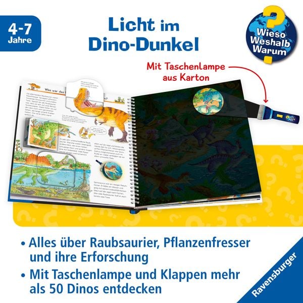 Produktbild: Wieso? Weshalb? Warum? Leuchte und entdecke - Dinosaurier