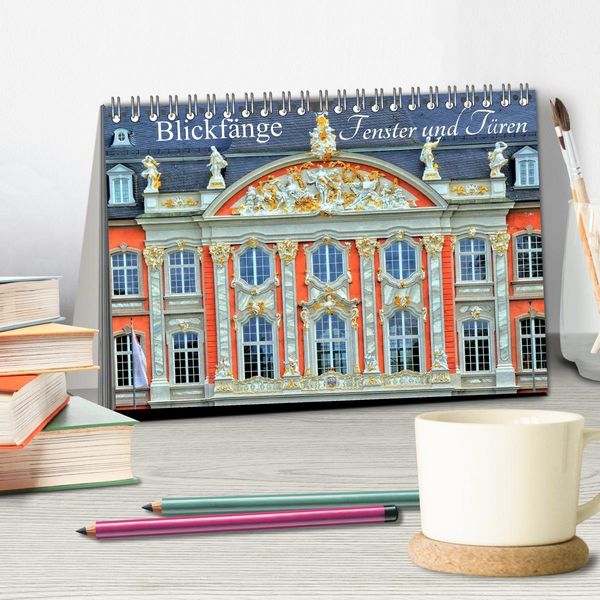 Produktbild: Blickf&auml;nge - Fenster und T&uuml;ren (Tischkalender 2026 DIN A5 quer), CALVENDO Monatskalender
