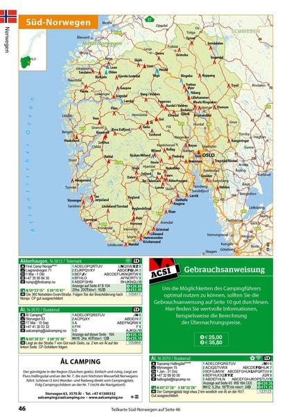 Produktbild: ACSI Campingf&uuml;hrer Europa 2026