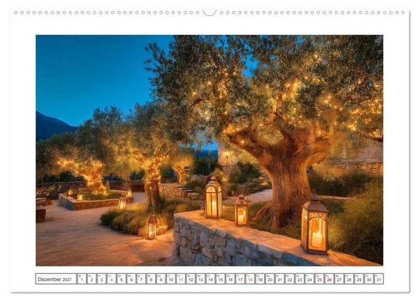Produktbild: Die Magie der Olivenhaine (Wandkalender 2027 DIN A2 quer), CALVENDO Monatskalender
